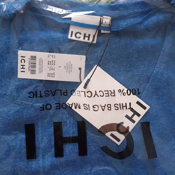 ICHI Alpa Knitted Blue Sweater /BNWT - Picture 11 of 11